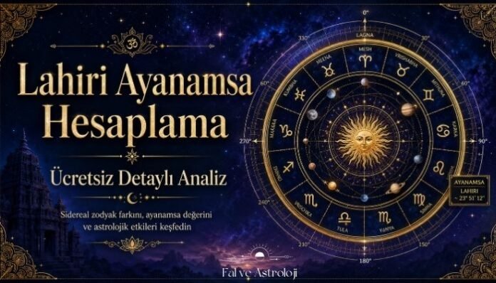 Lahiri Ayanamsa Hesaplama – Ücretsiz Detaylı Analiz