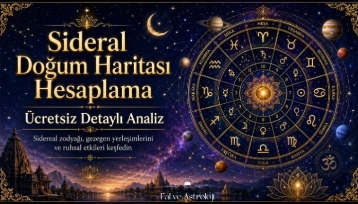 Sideral Doğum Haritası Hesaplama – Ücretsiz Detaylı Analiz